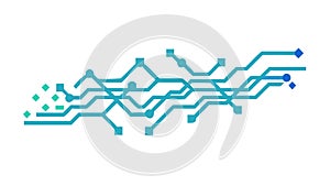 Clean Blue Honeycomb Pattern, Modern Geometric Hexagon Design, vector design Generative AI