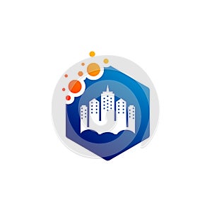 Clean City logo vector template, Creative Building logo design concepts