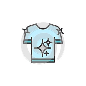 Clean Clothes icon in colored version