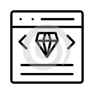Clean code programming Isolated Vector icon which can easily modify or edit
