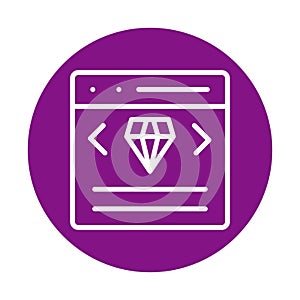 Clean code programming Isolated Vector icon which can easily modify or edit