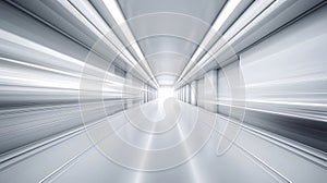 Clean and Contemporary Tunnel Background with Motion Blur