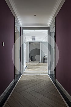 A clean corridor for modern families