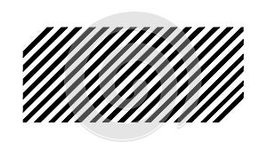 Clean Diagonal Stripe Pattern Vector Background in Black and White, vector design Generative AI