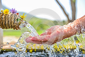 healthy pure drinking