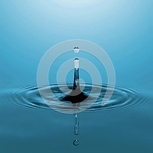 Clean drop of water