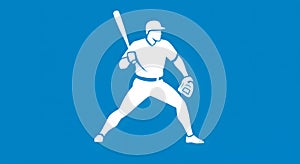 Baseball Player Silhouette Icon