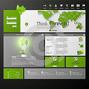 Clean Eco Modern Website template