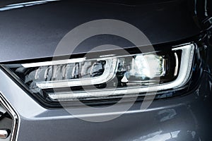 Clean elegant led car headlight