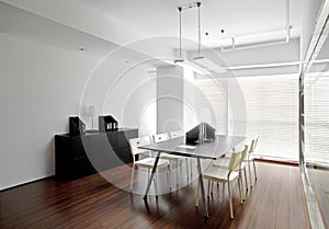 Clean and elegant office environment