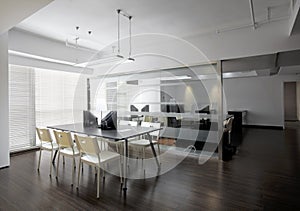 Clean and elegant office environment