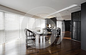 Clean and elegant office environment