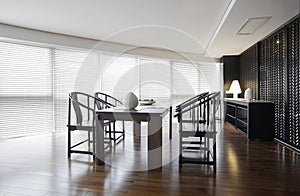 Clean and elegant office environment