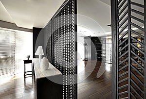 Clean and elegant office environment