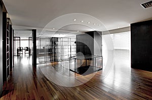 Clean and elegant office environment