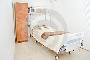 Clean Empty Hospital Room Ready for One Patient