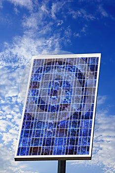 Clean energy with photovoltaic solar panel