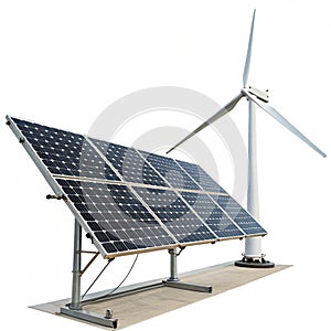 Clean Energy Solution isolated on white background