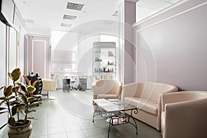 Clean european hair salon photo