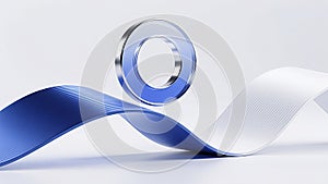 AI Robot in Research Lab Analyzing Digital Brain Display - Artificial Intelligence Science (Generated by AI