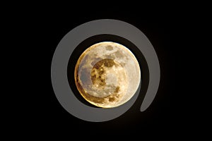 A Clean Isolated Moon photo