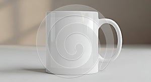 Blank White Coffee Mug Mockup