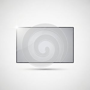 With clean lines, making it suitable for technology or digital