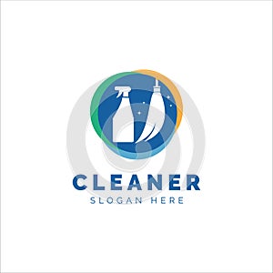 Clean Logo Template, Design Icon Vector Illustration