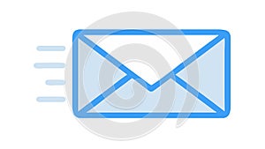 Clean Mail Envelope Icon for Email and Digital Communication, vector design Generative AI