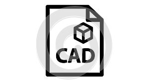 CAD File Document Icon
