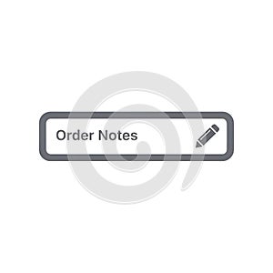 Order Notes Icon