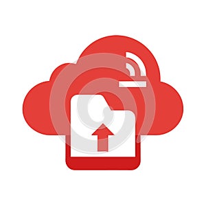 Minimalist Upload Icon for Cloud Storage and Files