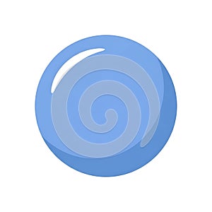 Simple Blue Circle Icon