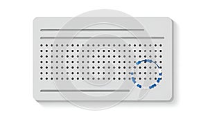 Breadboard Illustration with Circuit