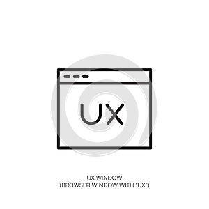 UX Browser Window Icon