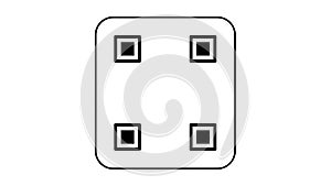 QR Code Finder Pattern Icon