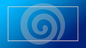 Abstract Blue Background with White Frame