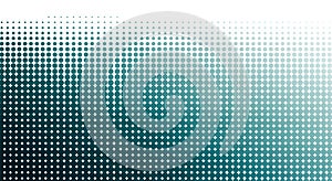 Teal Gradient Halftone Dot Pattern Background