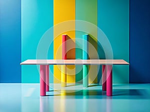 Clean and Modern FiveColumn Table Chart for Data Visualization on a Crisp White Background A Perfect Presentation