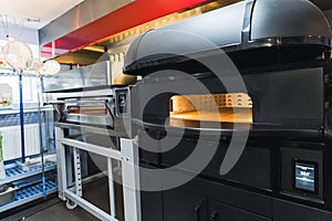 clean and modern technique in the restaurant kitchen, an electric oven