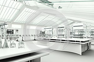 Pulire bianco laboratorio 