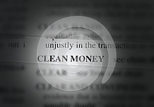 clean money