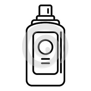 Clean mouthwash icon outline vector. Dental product