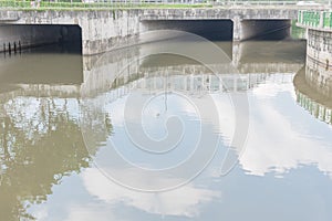 Clean outfall river at Paya Lebar Singapore