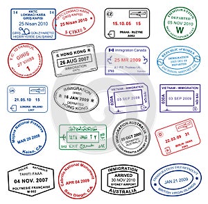 Clean Passport Stamps