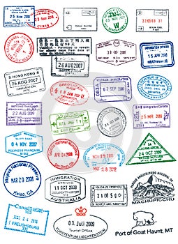 Clean Passport Stamps