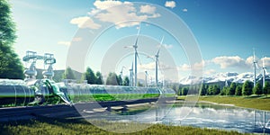 A clean pipeline for the production of renewable energy from renewable sources.