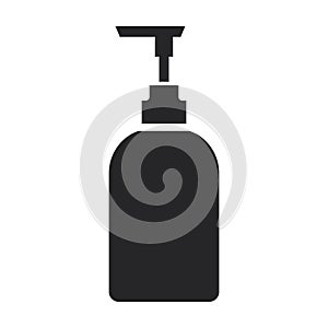 Clean product vector icon.Black vector icon isolated on white background clean product.