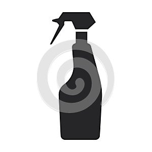 Clean product vector icon.Black vector icon isolated on white background clean product.