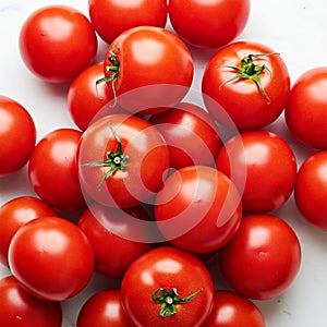Clean red tomato group background design